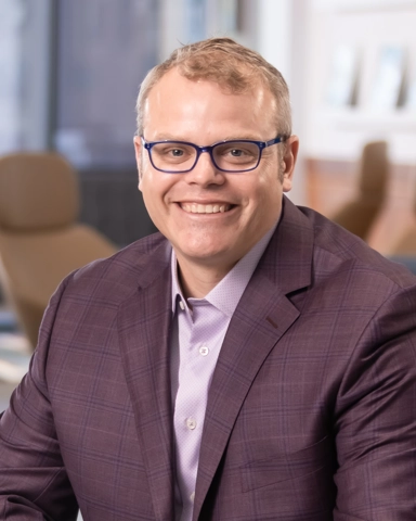 portrait of a smiling person in business attire